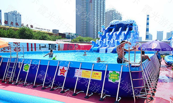 东河镇大型支架游泳池